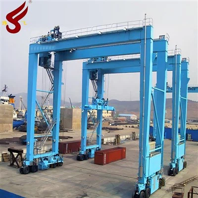 RTG Type Rubber Tyred Container Gantry Crane